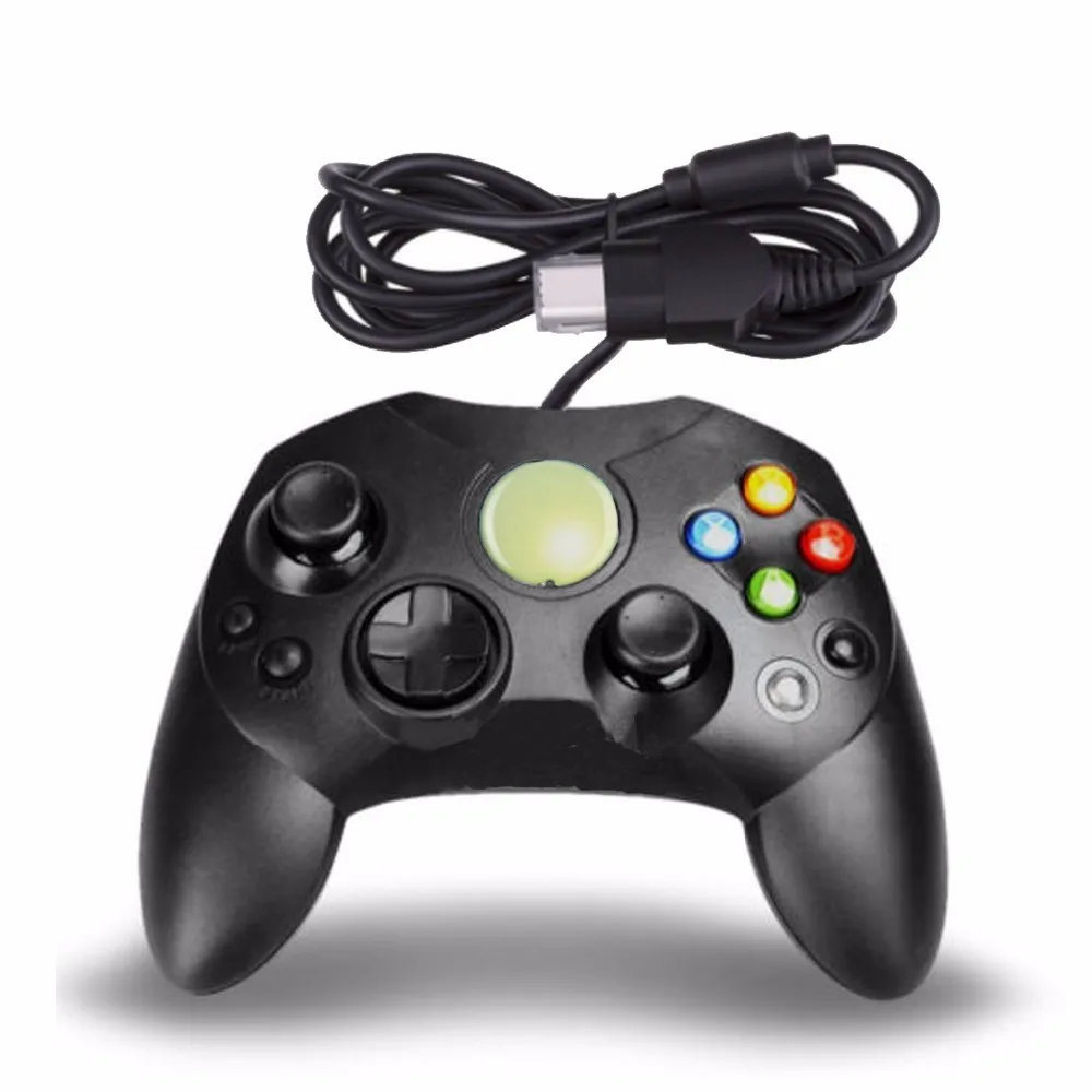 Классический проводной Joypad контроллер для microsoft xbox контроллер для xbox черный геймпад Ретро джойстик пульта