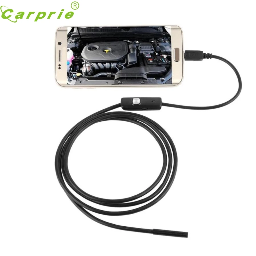 

Top Quality 6 Adjustable LEDs Waterproof 2M 7mm Lens Endoscope Inspection Camera For Android Phone Mini Intraoral Camera Mar22