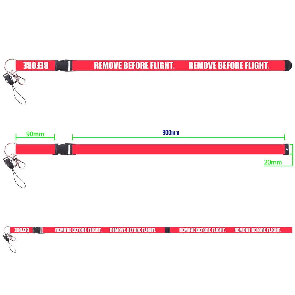 1 PC Remove Before Flight Lanyards for Key Holder Neck Strap For Card Badge Gym Key Chain Lanyard Hang Rope Keychain Lanyard 3