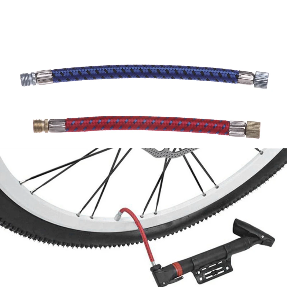 

1 PC Portable Bicycle Pump Extension Hose Tube Pipe Cord Bike Pumping Service Parts Longer Use150Psi Schrader A/V Valve