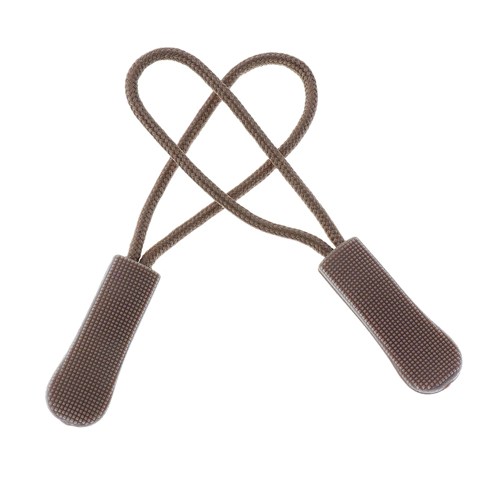 10pcs Zipper Pull Cord Multifunctional Zip Puller Fastener Clothes Zip Slider Replacement for Jacket Camp Bags Luggage Backpacks 10pcs Zipper Pull Cord Multifunctional Zip Puller Fastener Clothes Zip Slider Replacement for Jacket Camp Bags Luggage Backpacks