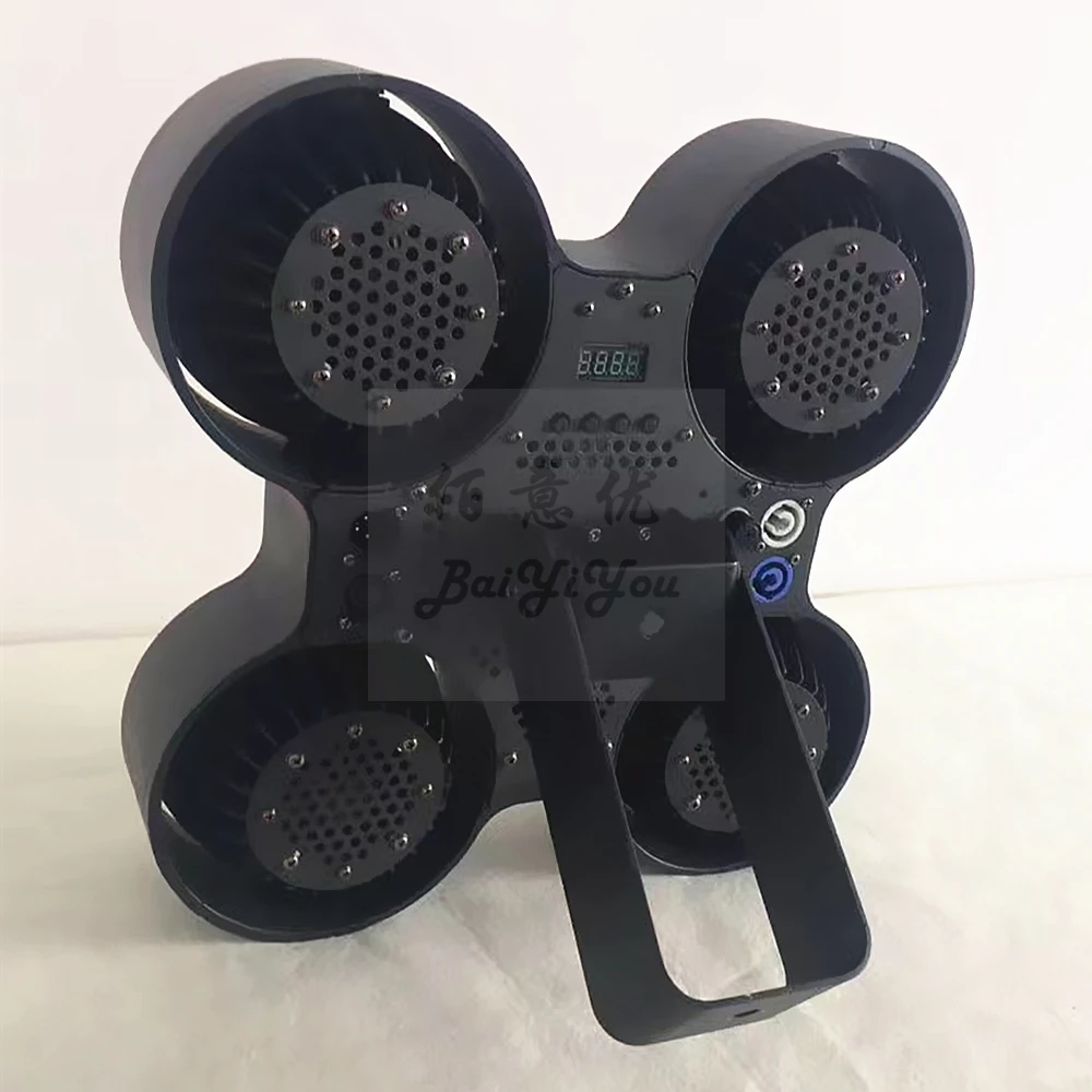 Театральная студия 4*100 Вт Теплый Холодный белый светодиодный COB 4 Blinder Audience Light DMX четыре глаза лягушка светодиодный мигающий сценический свет для шоу Di