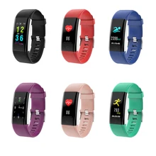 IP68 Водонепроницаемый Многофункциональный цветной экран сердечного ритма фитнес-трекер кровяное давление кислородный тестер спортивный браслет