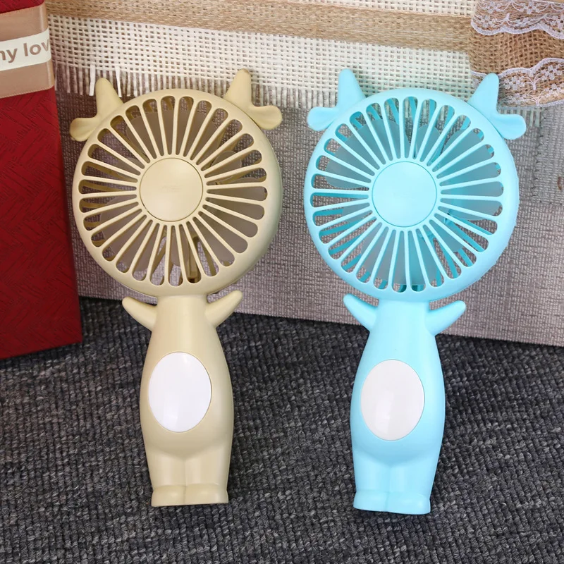 

GRTCO Cute Mini Usb Rechargable Air Cooling Fan Portable Hand Fan Battery Operated USB Power Handheld Mini Fan Cooler