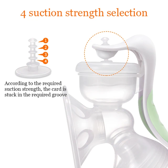 MyCarol manual breast pump breastfeeding breast milk containing bottle nipple XN-J203 - Image 2
