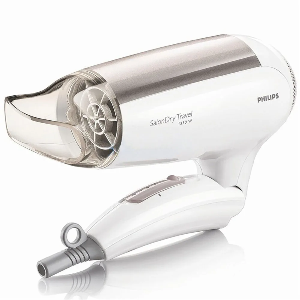 PHILIPS secador de pelo de viaje SalonDry HP4988, con diseño plegable, 100  240V, soporte de aire caliente y frío, alta potencia, temperatura constante| Secadores de pelo| - AliExpress