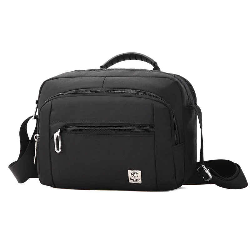 

aotian 2019 new black bag women fashion casual Handbags high quality shoulder bag zipper bag free