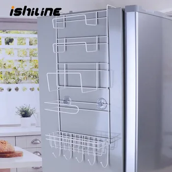 

Refrigerator Rack Side Shelf Sidewall Holder Multifunctional Kitchen Supplies Organizer Household Multi-layer Fridge Storage