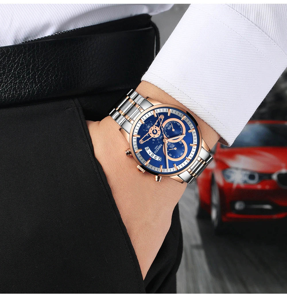Luxury Watches Men High Quality Watches Men Luxury Brand Wristwatches Fashionable Erkek Kol Saati Metal Stainless steel Saat Man (25)