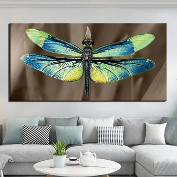 

HD 1 Pieces Canvas Paintings Animal Flying Dragonfly Wall Art Posters Prints Living Room Home Decoration unframed