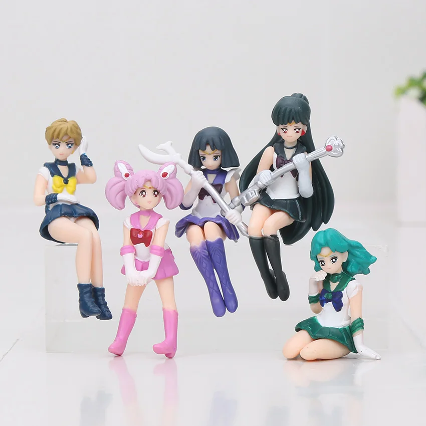 Фигурки в виде чайной чашки Sailor Moon 5 шт./компл. матросский Сатурн + Нептун уран
