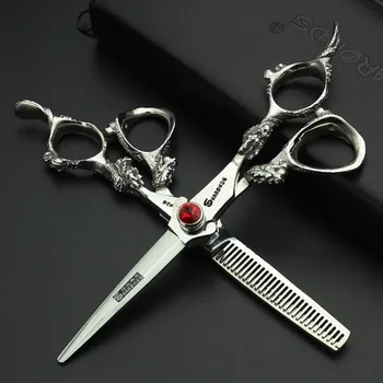 

Professional 6 inch hairdressing dragon scissors 5.5 hair cutting barber kappersschaar forbici professionali per parrucchieri