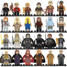 Game Of Thrones Single Sale Figure Khai Drago Daenerys White Walker Jaime Ice And Fire Building Block Model Toys