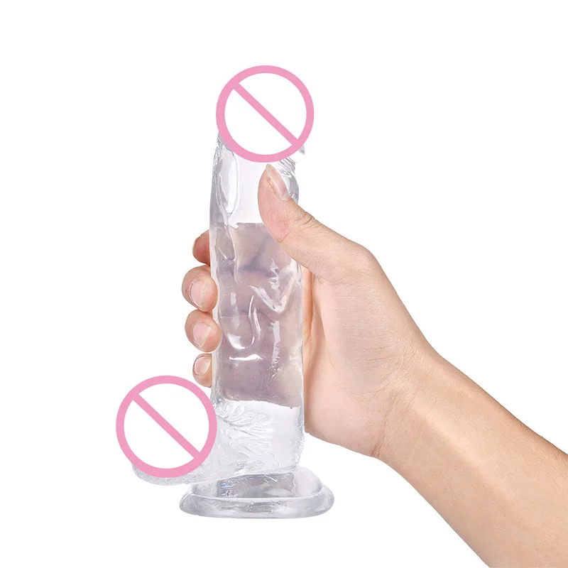 Sex Big Cock Realistic Silicone Jelly Phalos  Woman Toys for Adults Gode Phallus Suction Cup Penis Large Dragon Dildo