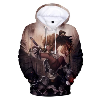 

Hot sale Anime Fate Stay Night Hoodies Sweatshirts Men/Women Kawaii Pullover Hooded Streetwear Print Fate Stay Night Hoodie