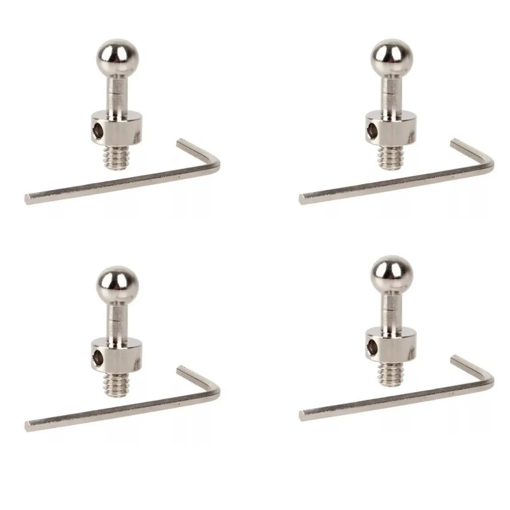 

4 pieces 1/4" Metal Camera Waist Spider Belt Holster Quick Strap Buckle Screw for DSLR SLR Digital Cameras