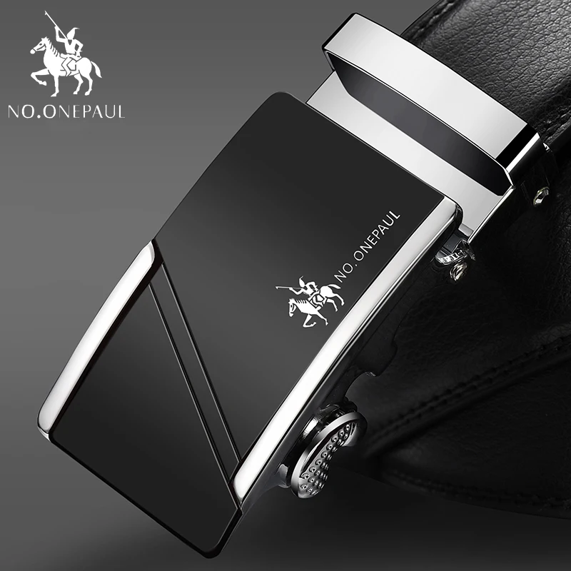 

NO.ONEPAUL For Men Business Designer Belts Men High Quality Strap cinto Automatic Belt Cowhide Genuine Leather Belts ZDC09
