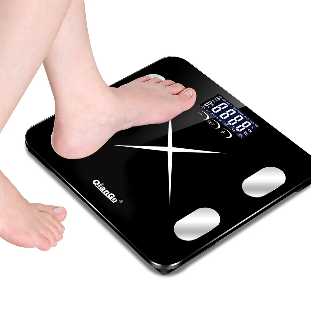 Умные Электронные весы точные взрослые Маленькие компактные домашние весы для тела напольные весы точные весы вес для дома