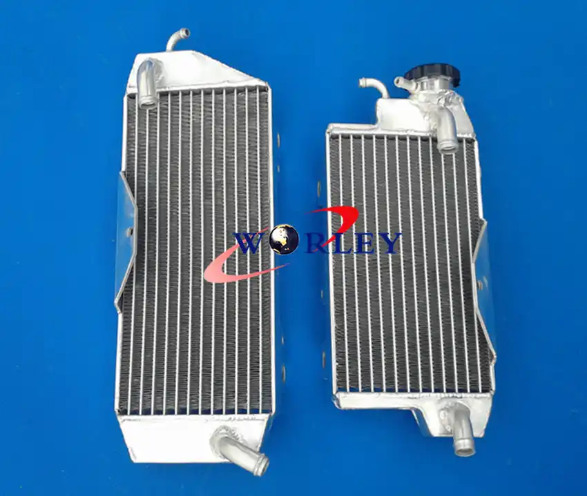 Left Side Aluminum Radiator For Kawasaki KX250F 2017 2018 No Cap