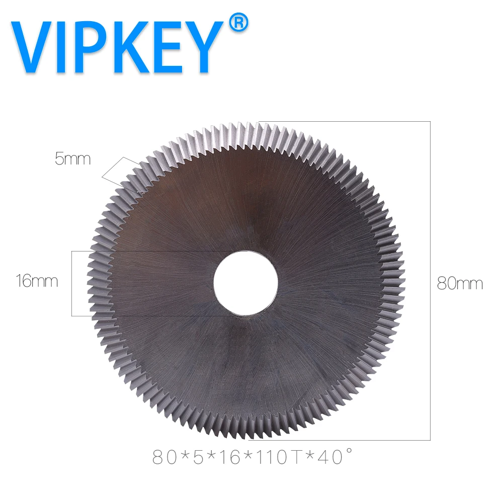 0014J HSS поднять ключевых резки пильный диск 80*5*16 мм 110 т * 40 градусов WENXING 217.100G2 ключевой резак слесари питания
