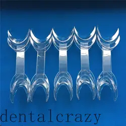 Новый 10 шт. прозрачный зубной двуглавый Т-образная Интраоральная щека губчатый Ретрактор открывалка (большой)