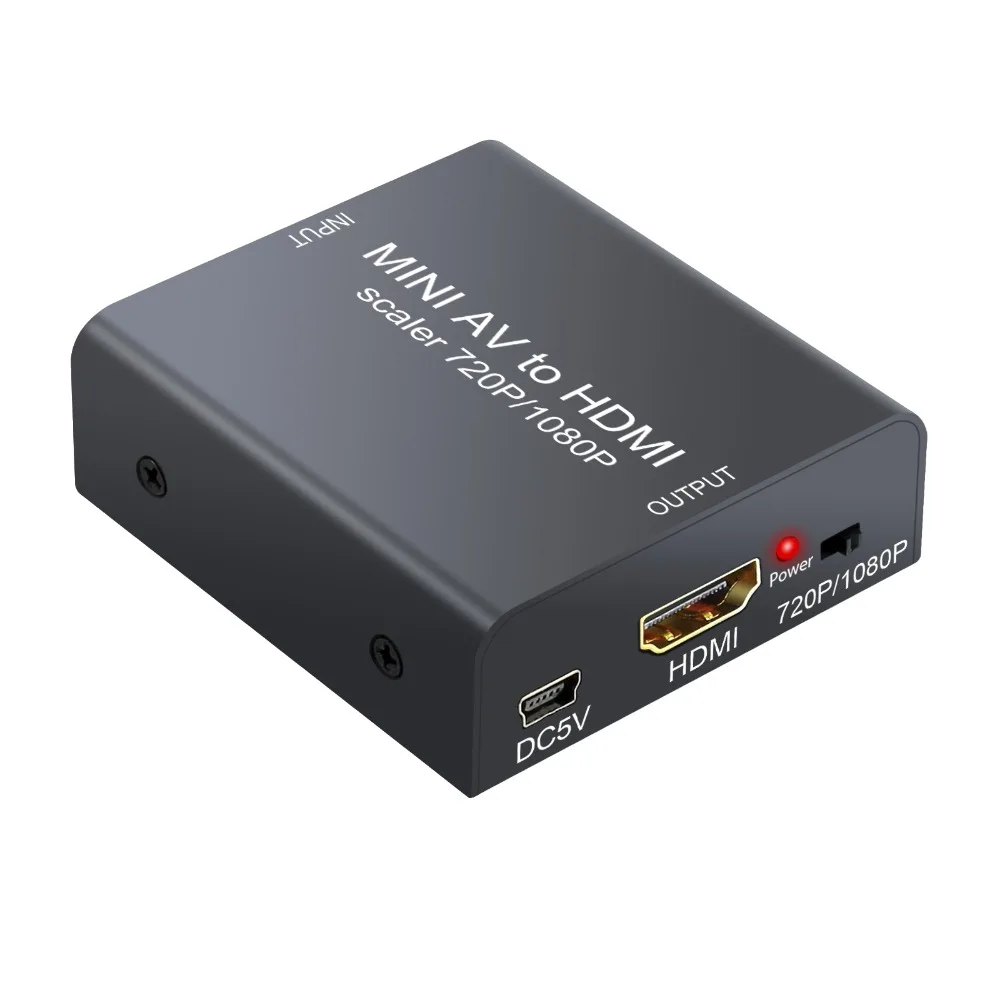Neoteck MINI CVBS к HDMI AV к HDMI конвертер адаптер Поддержка 1080 p 720 P с 1 м HDMI кабель AV к HDMI конвертер
