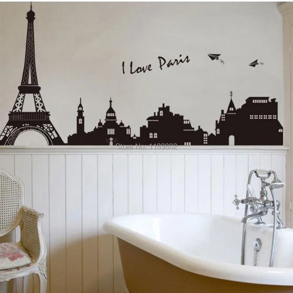 Sticker Buyer Picture More Detailed Picture About Large Eiffel with large eiffel tower home decor for Your house