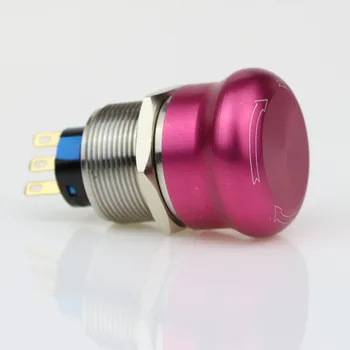 

22 mm abrupt stop button switch 1 no1nc waterproof button to stop rotating high quality stainless steel