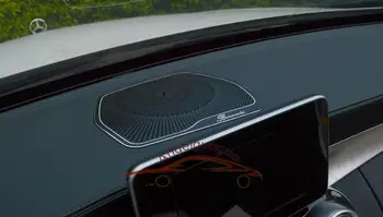 

Angelguoguo alloy car Center console speaker cover/dashboard speaker protection cover For Mercedes Benz 2015-2016 C W205/GLC