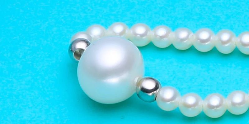 Sinya Natural 3mm pearls beads Au750 gold beads strands bracelet for ladies girls 16 17 18cm length high luster fashion design (5)