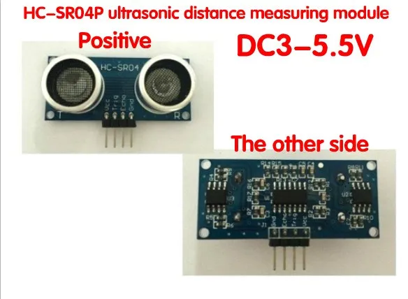 

HC-SR04P Ultrasonic Ranging Module Ranging Sensor Module 3-5.5V Wide Voltage Performance Is Stronger
