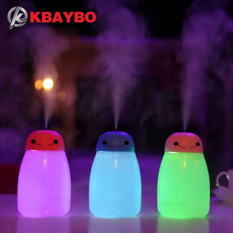 

NEW 400ml USB Ultrasonic Mist Maker Air Humidifier Aroma Essential Oil Diffuser Aromatherapy With 7 Color LED Night Light