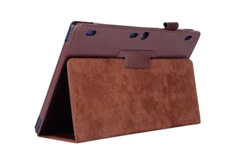 Litchi Pattern PU Leather Stand Flip Case Cover For Lenovo Tab 2 A10-70 A10 70 10.1 Tablet Case Cover  (8)