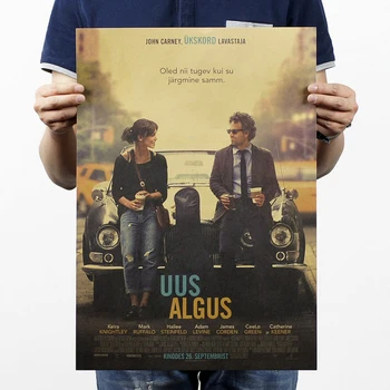 

Higt Quality,Begin Again/Keira Knightley 's classic movie/kraft paper/bar poster/Retro Poster/decorative painting 51x35.5cm