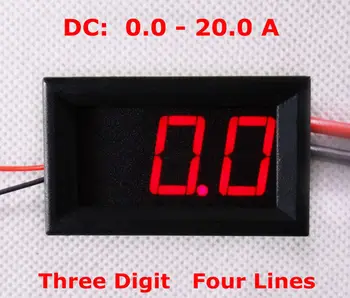 

DC 20A In Shunts Digital LED Ammeter Amp current Tester Meter red 12v 24v Car