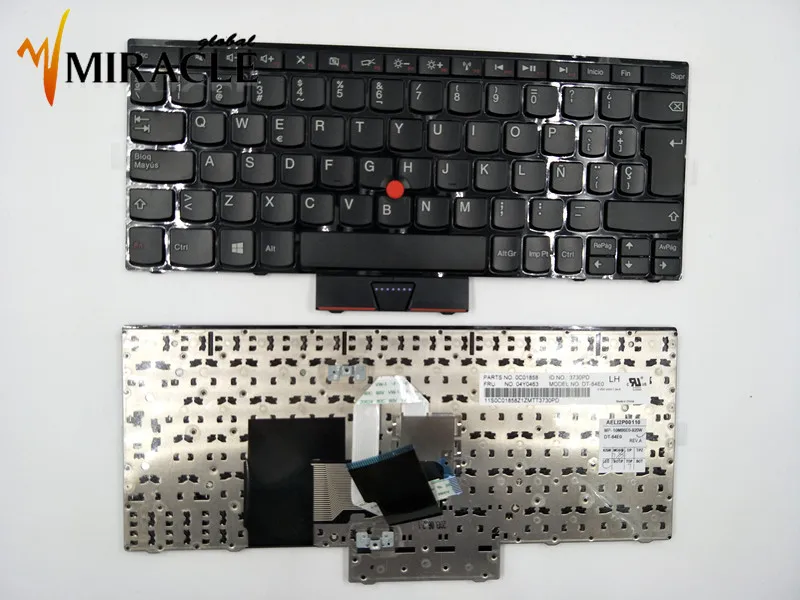 

Laptop keyboard For IBM for Lenovo Thinkpad X121 X130 X131 SP Spanish layout with red point Original and New