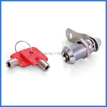 

5 pieces 32mm keyed differently chrome plated tubular cam lock showcase lock