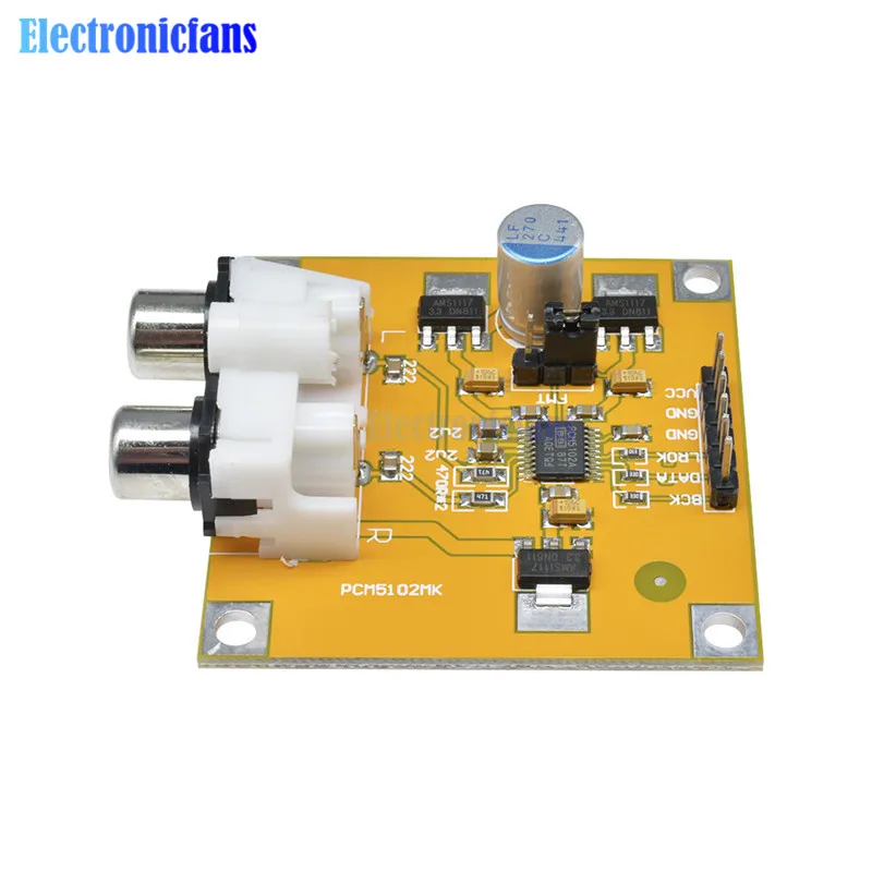 Diymore PCM5102 DAC декодер I2S плеер собранная плата 32 бит 384K Beyond ES9023 PCM1794 Плата декодера