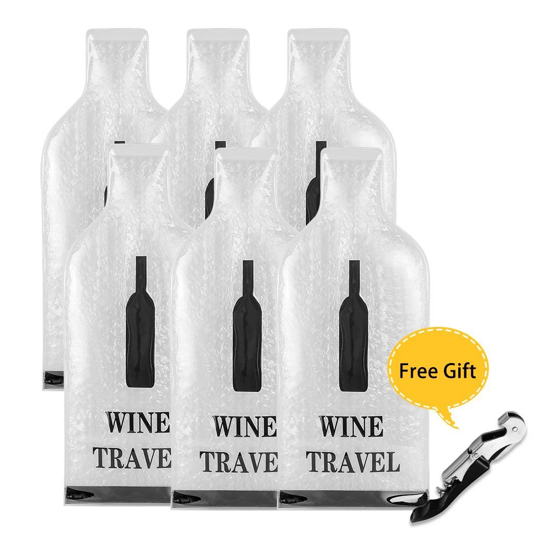 Funda protectora para botellas de vino bolsas de vino de viaje y transporte seguro a prueba de fugas abrelatas de regalo|Bolsas de almacenamiento| - AliExpress