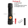 USB Rechargeable Flashlight Zoomable Linterna Torch Built-in 18650 Battery Powerful COB LED Flashlights With USB ► Photo 2/6