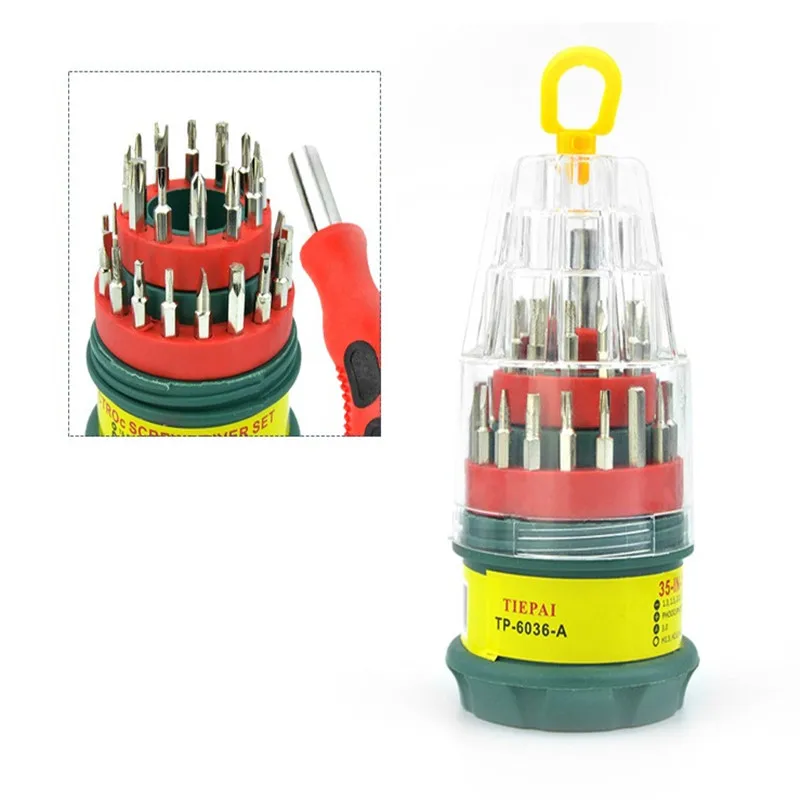 

ffree shipping 31in 1/ 8 in 1 Screwdriver Set Precision Phone Cmputer Camera Slotted Phillips Screwdriver Maintenance Tools