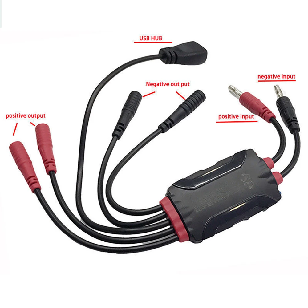 

power hub mobile Phone Test Cable DC Power Supply Short Circuit Protection Buzzer Alarm with USB Port