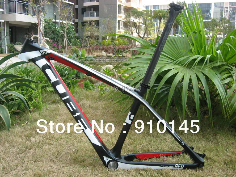 cube mountain bike black and red