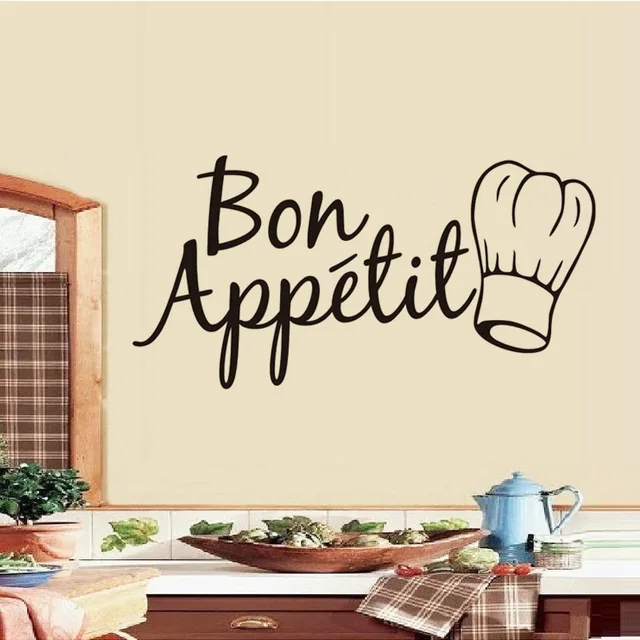Special Offers Franch Quotes Bon Appetit Sticker Vinyl Wallpaper Home Decor For Dining Room Kitchen Wall Art Murals Wall Decals Removable Goods Special Offers Franch Quotes Bon Appetit Sticker Vinyl Wallpaper Home Decor For Dining Room Kitchen Wall Art Murals Wall Decals Removable Goods