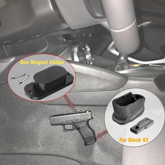 Concealed Gun Pistol Holder Holster Under Desk Table Door Bed