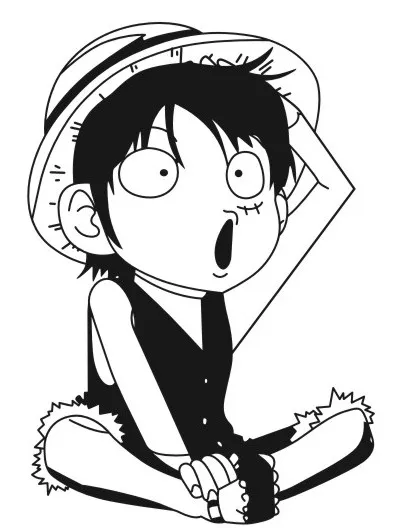 Японская мультяшная виниловая наклейка на стену Аниме One Piece Luffy детская