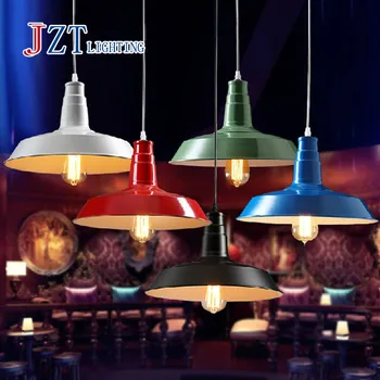 

Best price new village Industrial chandeliers American country pot droplighting six colors 12 size for choice free shipping