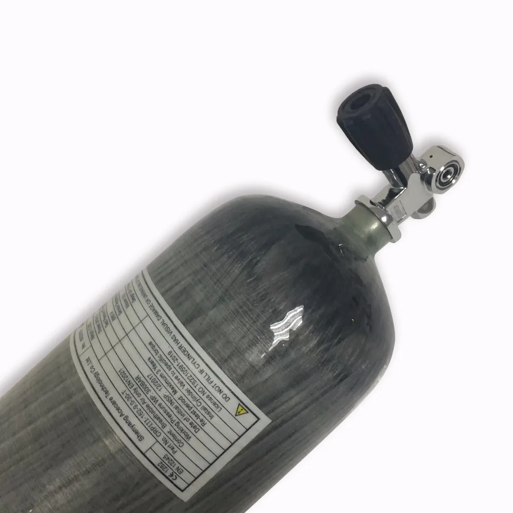 AC10951 Acecare 9L Outdoor Hunting Co2 Paintballing Carbon Fiber Cylinders For Diving Airforce Condor 4500Psi Scuba Pcp Bottle A