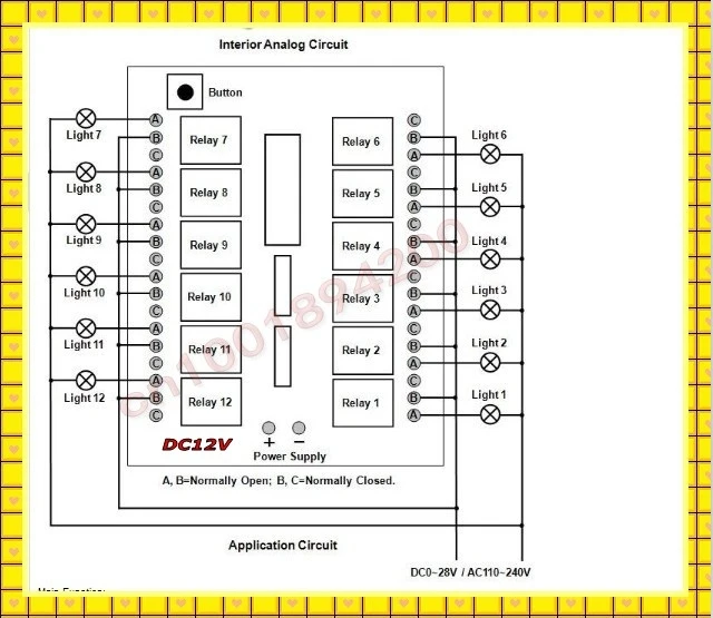 controle remoto sem fio rf transmissor receptor 02