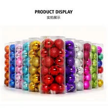 

24pcs navidad 2018 Christmas Tree decorations Ball Hanging Xmas Party Ornament decorations for Home noel christmas decorations